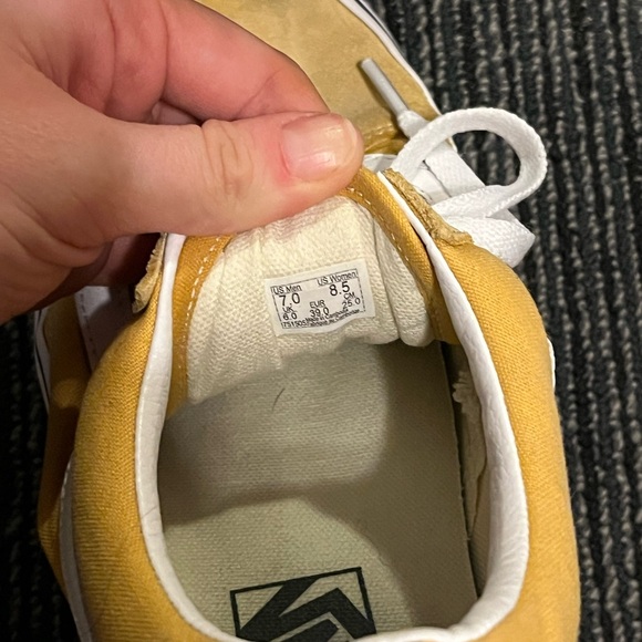 Vans Yellow Suede Sneakers - Picture 7 of 7